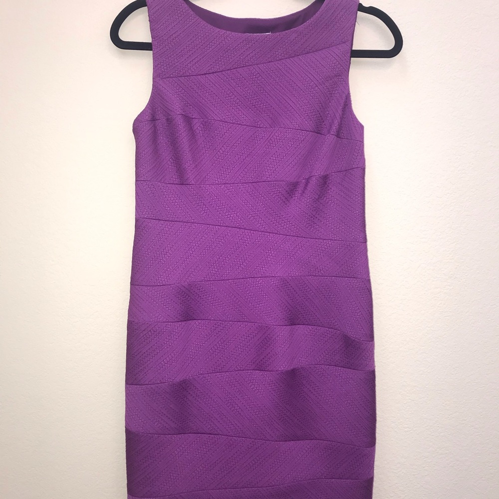 Purple mini dress